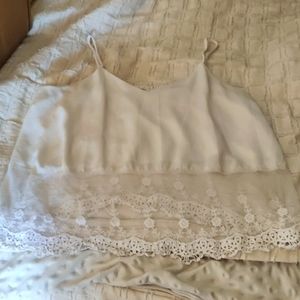 Lace spaghetti strap camisole